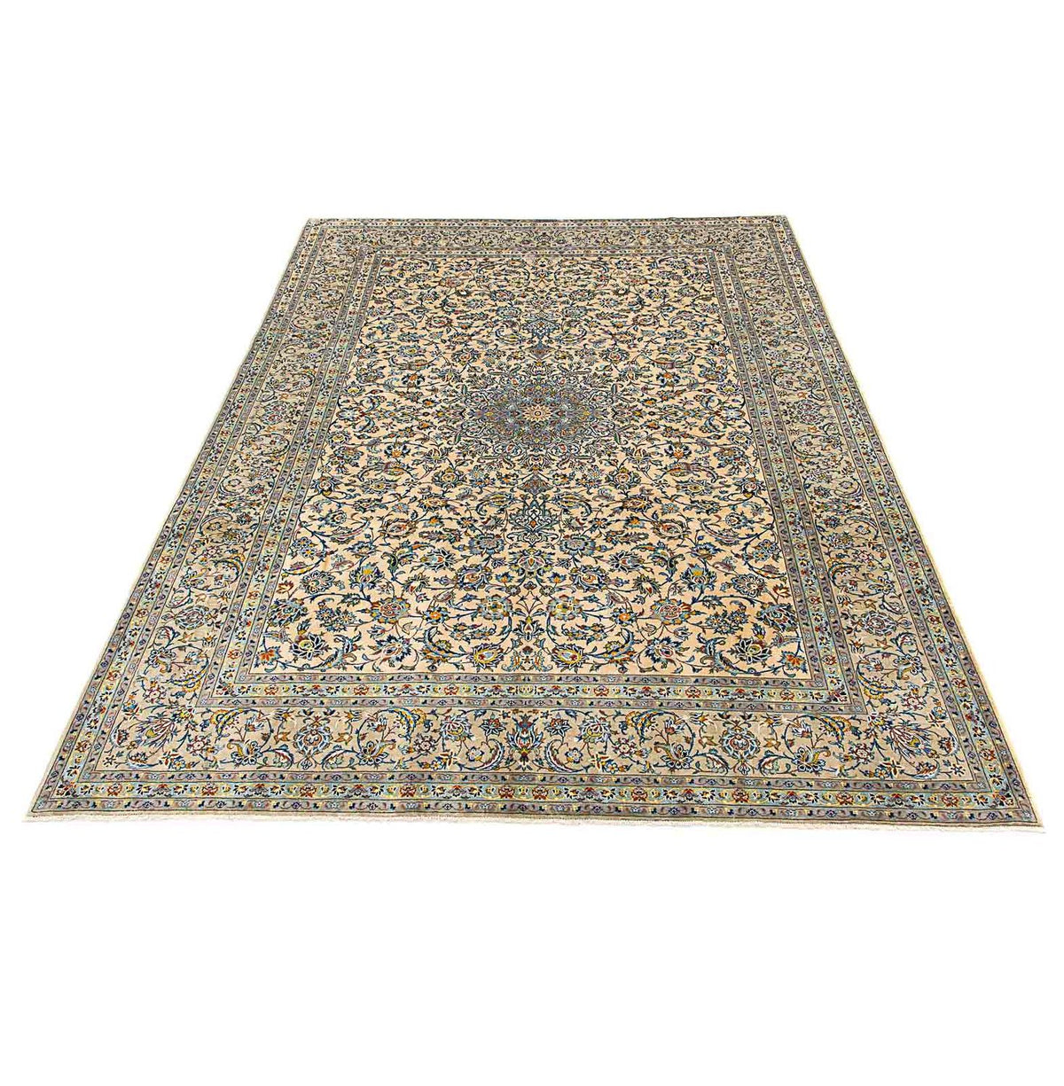 Persiska mattor - Keshan - 398 x 303 cm - beige