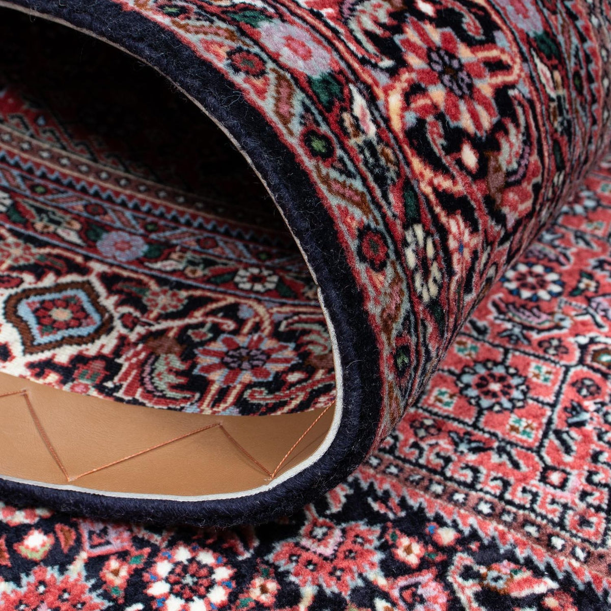 Persisk matta - Bijar - 203 x 127 cm - mörkblå