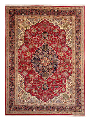 Persisk matta - Tabriz - Royal - 337 x 243 cm - röd