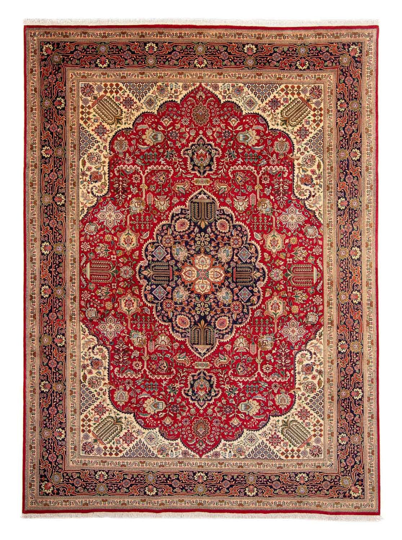 Persisk matta - Tabriz - Royal - 337 x 243 cm - röd