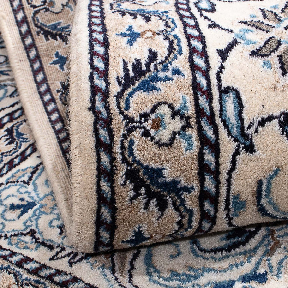 Persisk matta - Nain kvadrat  - 198 x 196 cm - mörkblå