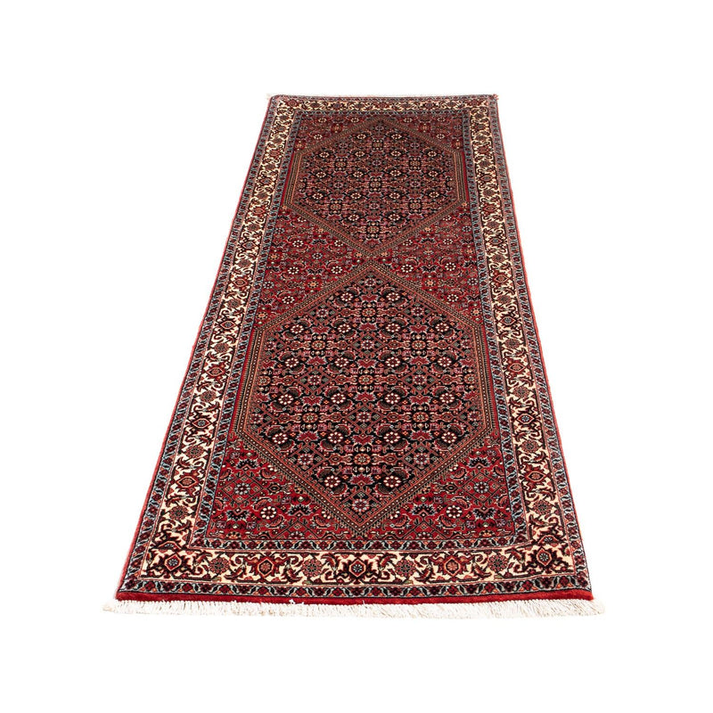 Runner Persisk matta - Bijar - 211 x 71 cm - mörkröd