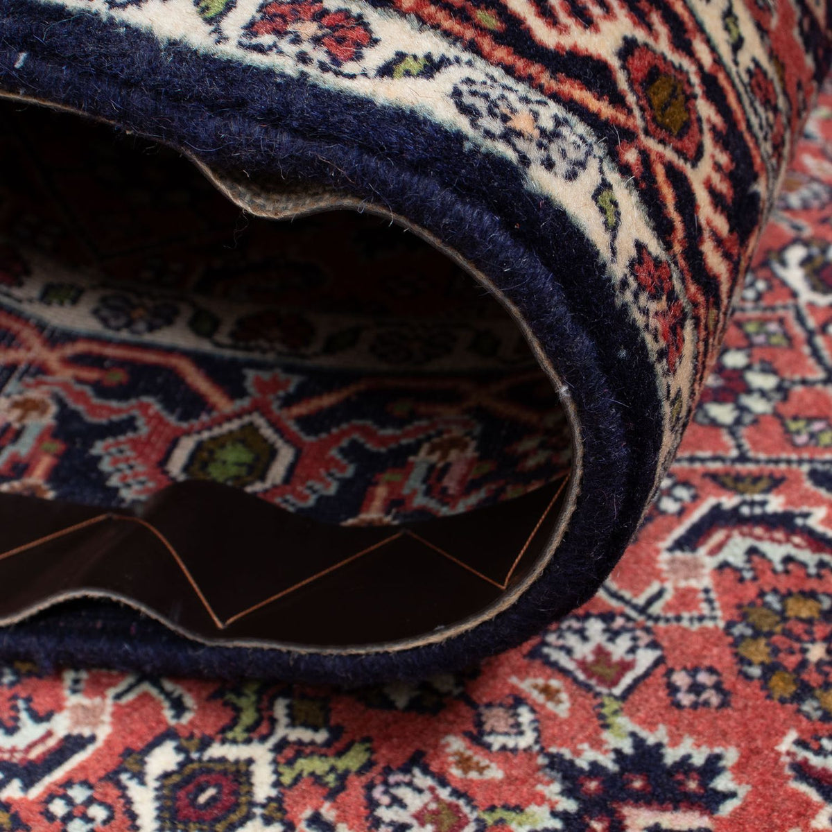 Runner Persisk matta - Bijar - 291 x 84 cm - mörkröd