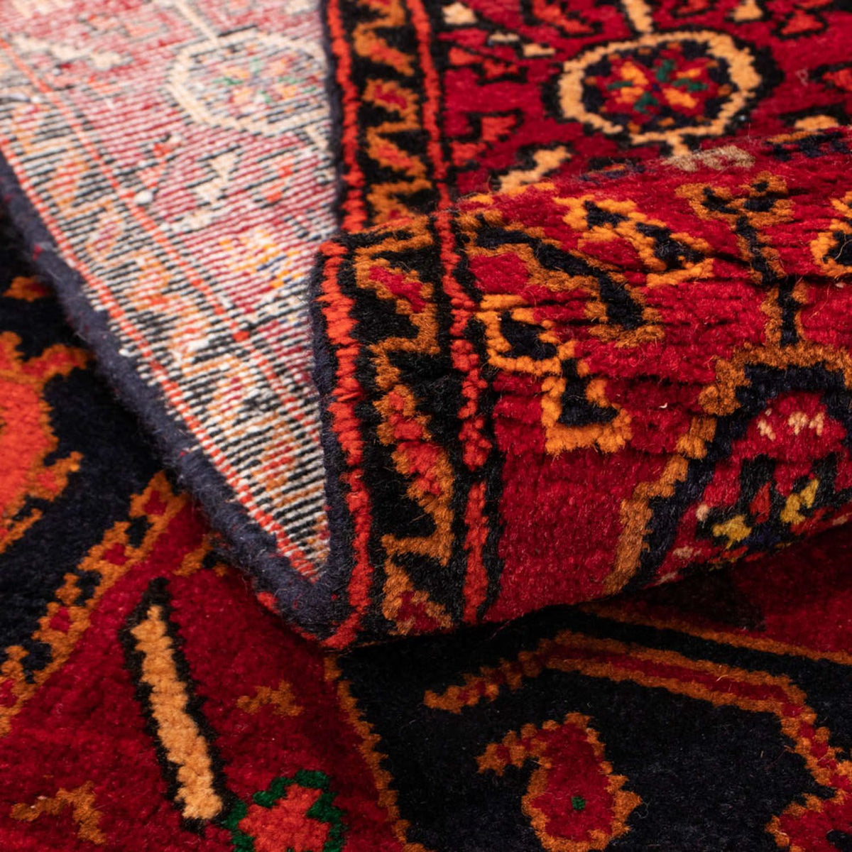 Baluch-matta - 203 x 130 cm - röd