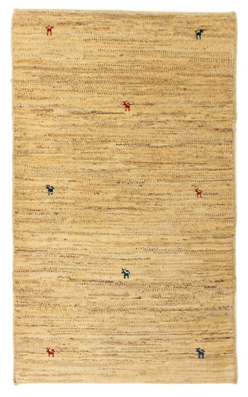 Gabbeh-matta - persisk - 135 x 78 cm - beige