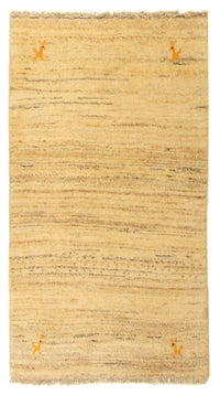 Gabbeh-matta - persisk - 124 x 68 cm - beige