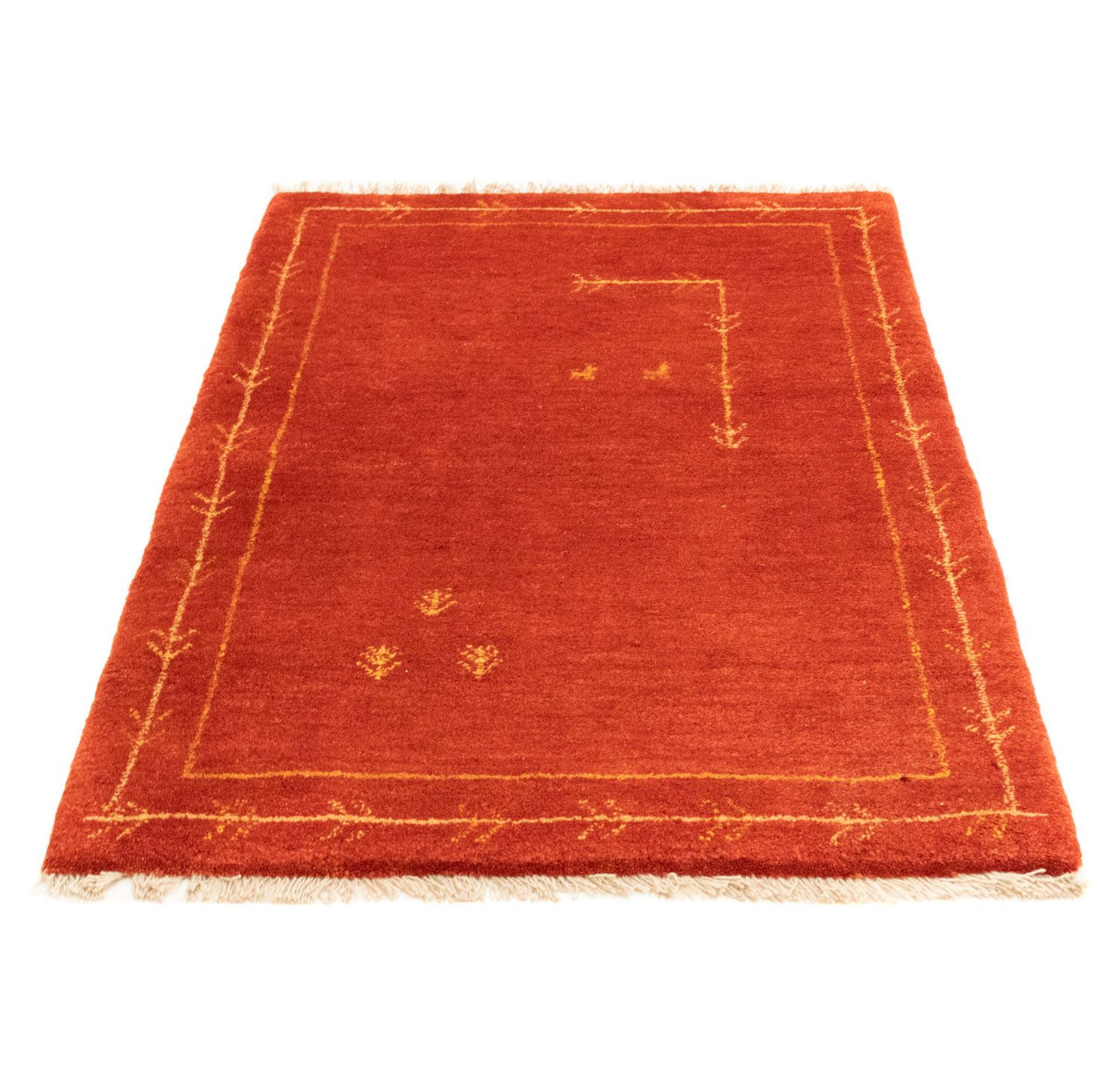 Persisk Gabbeh Mattan 126x85cm - Perserteppich Wollteppich