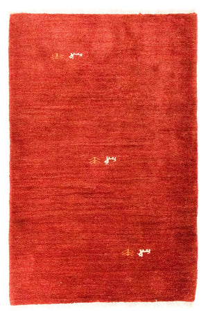 Gabbeh-matta - persisk - 128 x 82 cm - röd