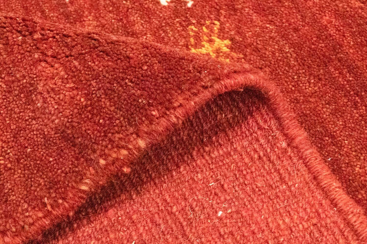 Gabbeh-matta - persisk - 128 x 82 cm - röd