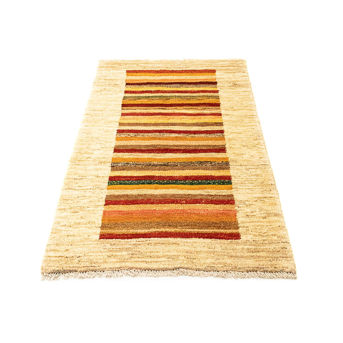 Gabbeh-matta - persisk - 137 x 74 cm - beige
