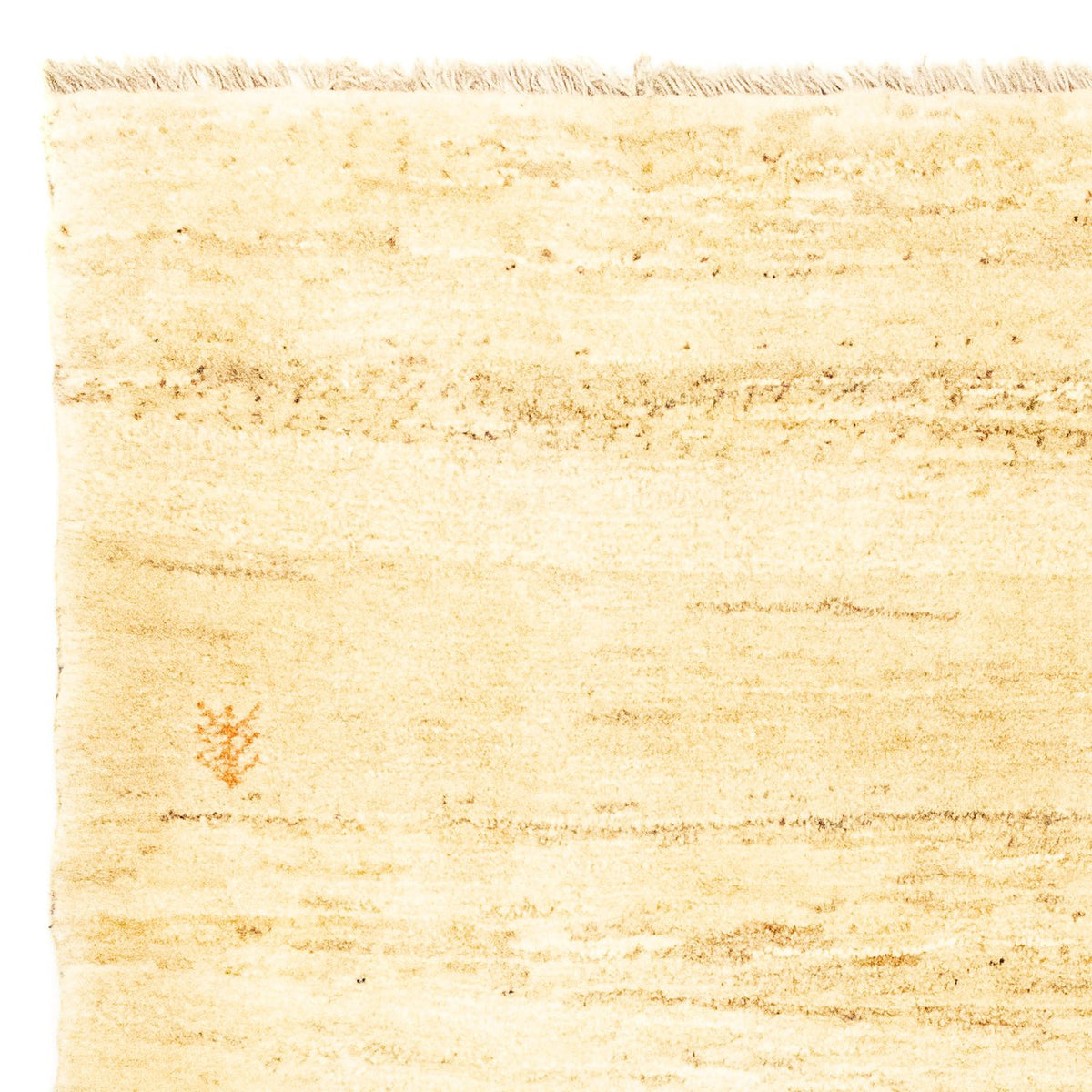 Gabbeh-matta - persisk - 130 x 87 cm - beige