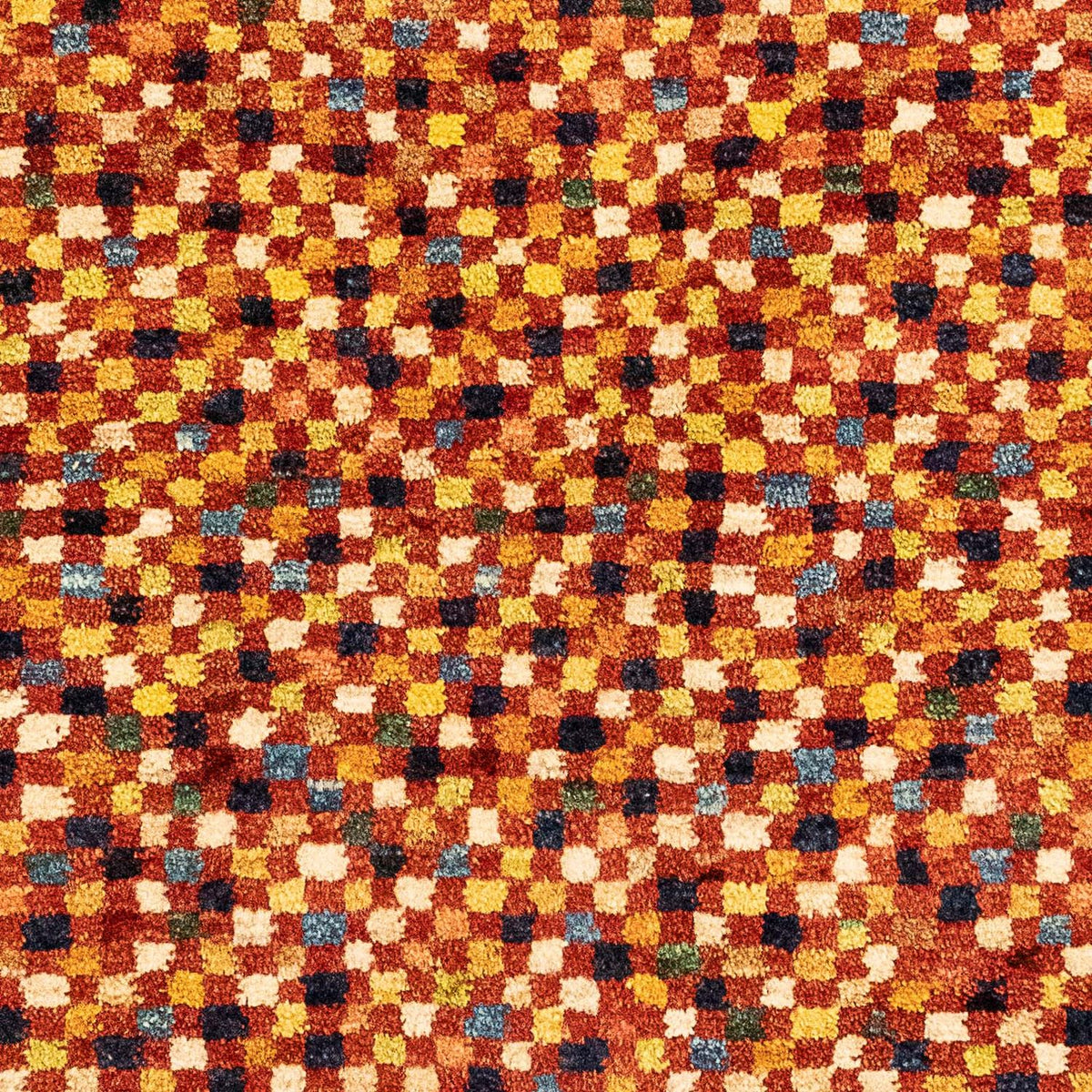 Gabbeh-matta - persisk - 135 x 72 cm - mörkröd