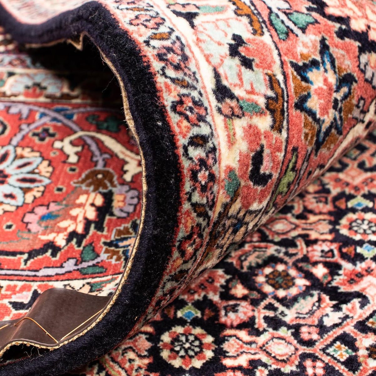 Persisk matta - Bijar - 388 x 302 cm - brun