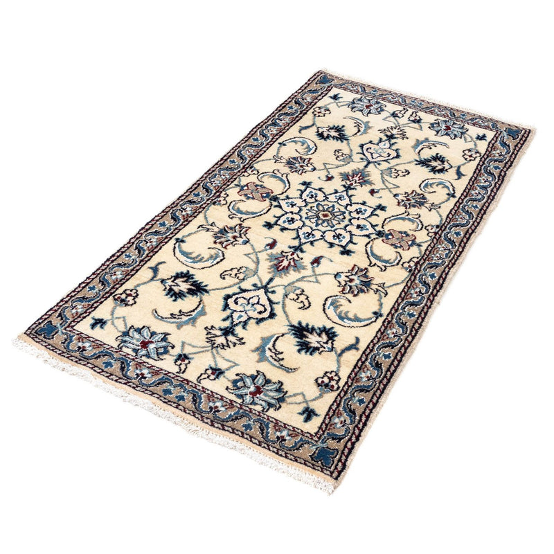 Persisk matta - Nain - 135 x 68 cm - beige