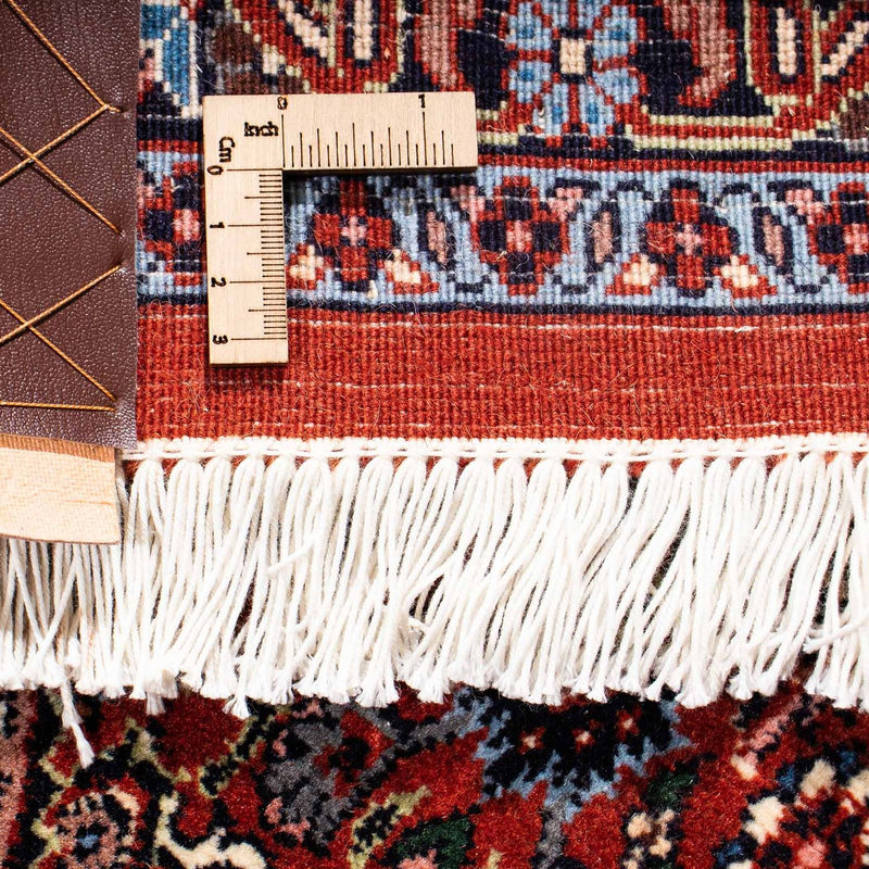 Persisk matta - Bijar - 241 x 170 cm - mörkröd