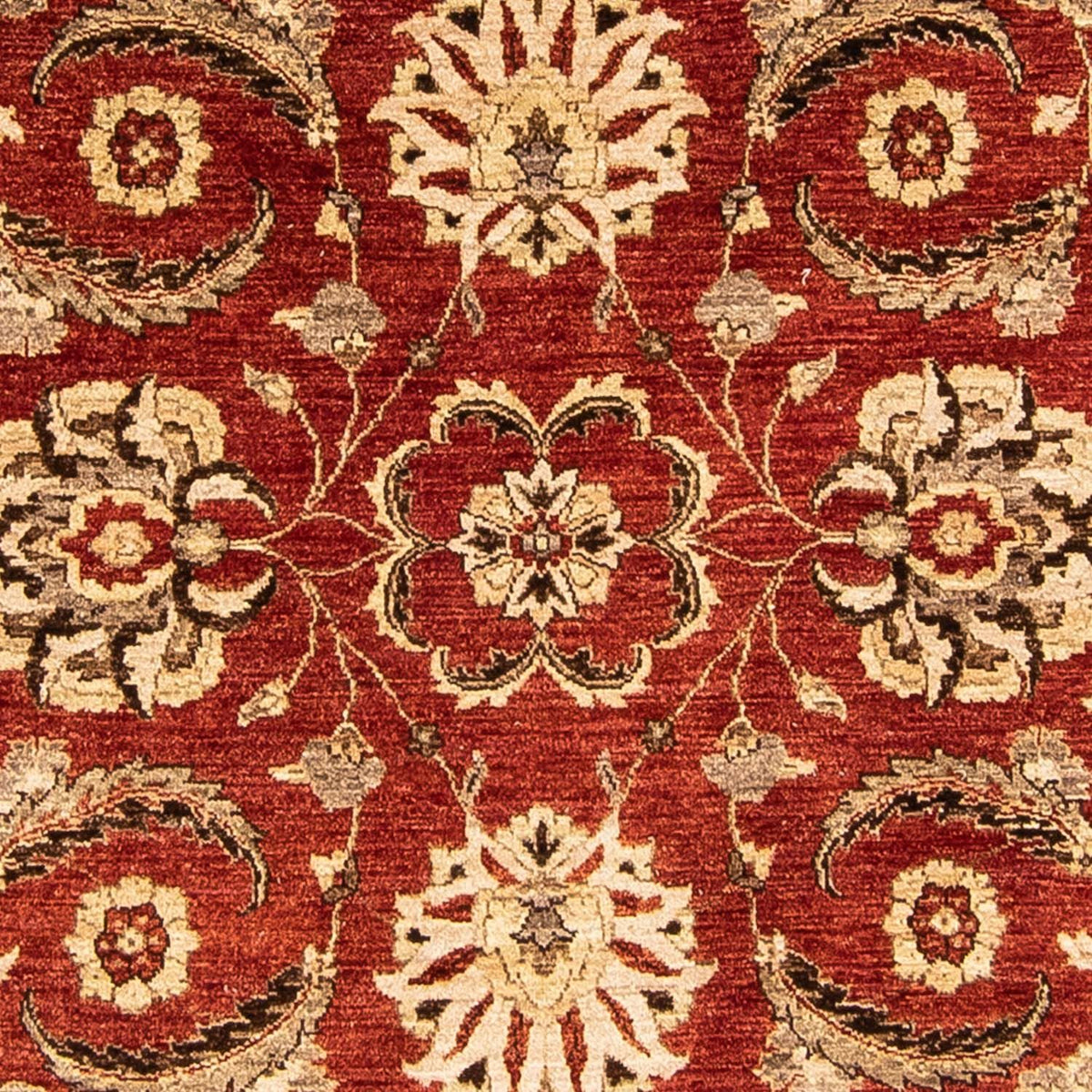 Ziegler Carpet runt  - 248 x 239 cm - mörkröd