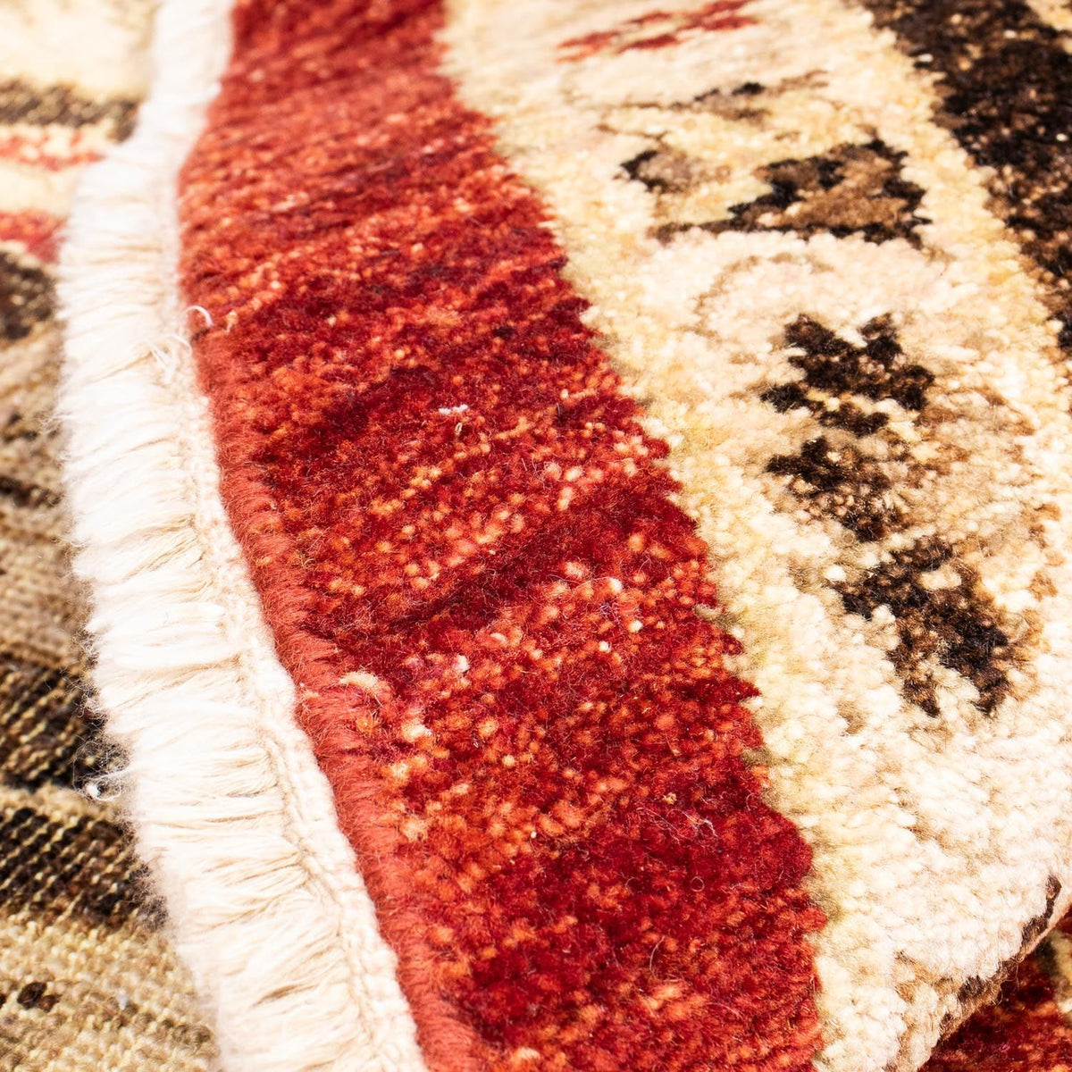 Ziegler Carpet runt  - 248 x 239 cm - mörkröd