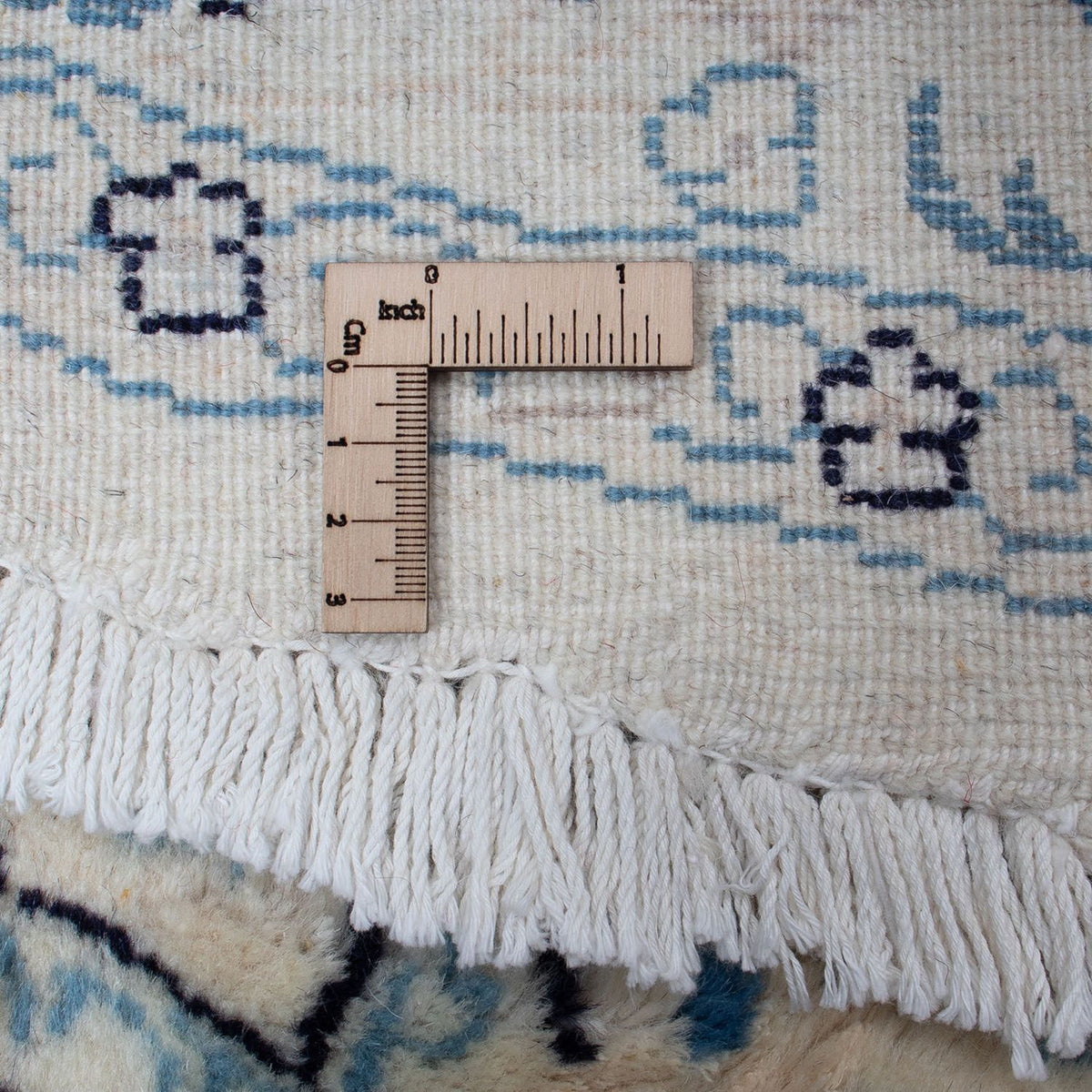 Persisk matta - Nain runt  - 300 x 300 cm - röd