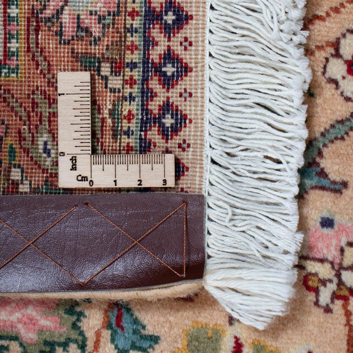 Persisk matta - Tabriz - Royal - 297 x 195 cm - ljusbrun