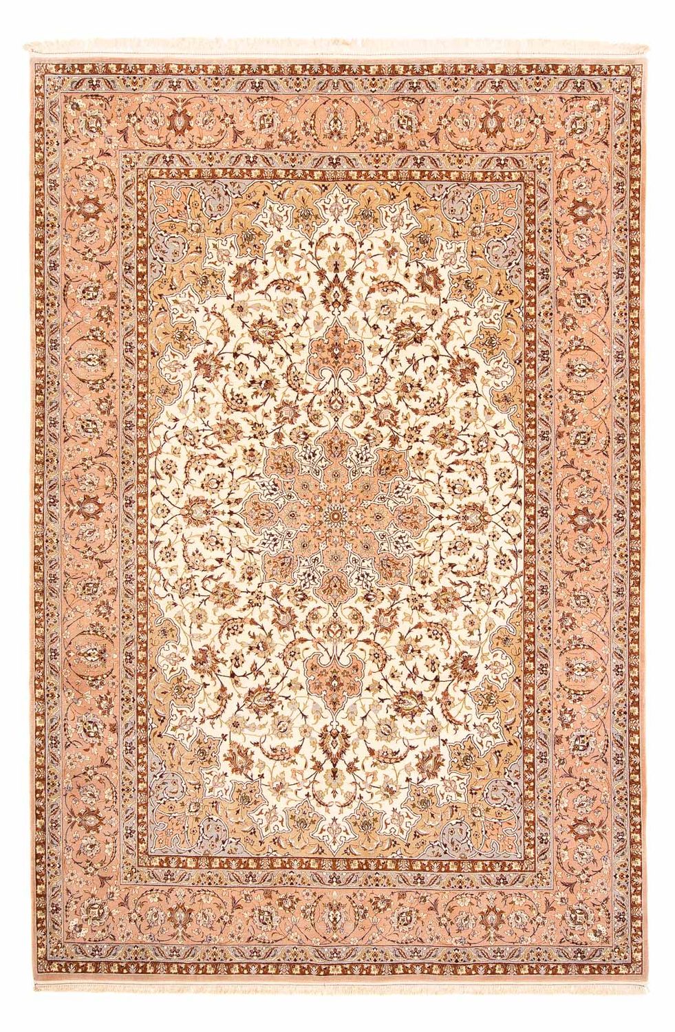 Persisk matta - Isfahan - Premium - 291 x 200 cm - ljusbrun