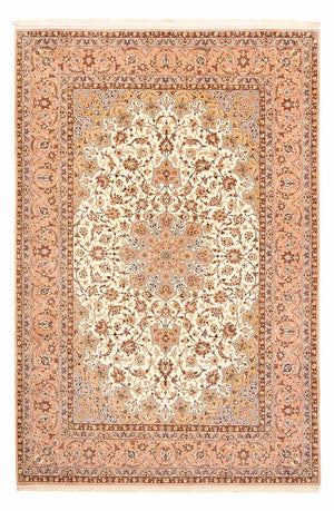 Persisk matta - Isfahan - Premium - 291 x 200 cm - ljusbrun
