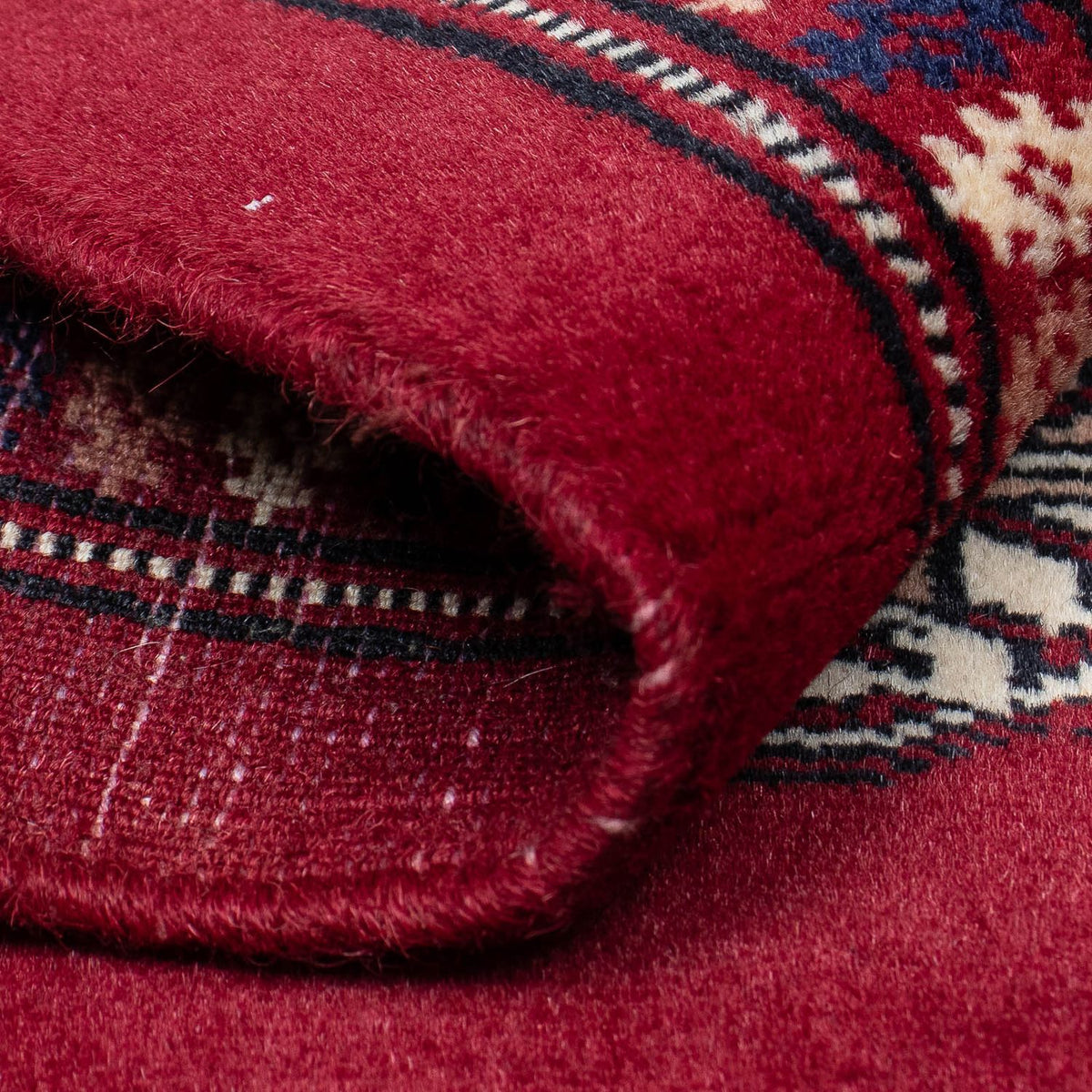 Afghansk matta - Bukhara - 303 x 253 cm - röd