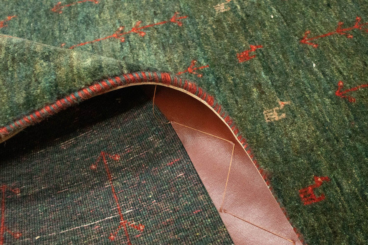 Runner Gabbeh-matta - Loribaft Persian - 209 x 87 cm - grön