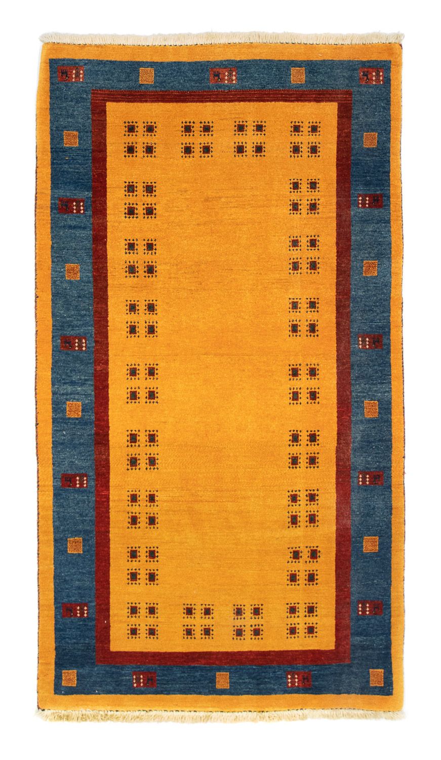 Runner Gabbeh-matta - Loribaft Persian - 194 x 103 cm - guld