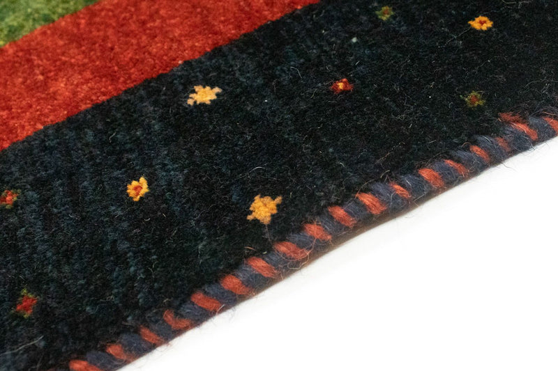 Runner Gabbeh-matta - Loribaft Persian - 203 x 94 cm - flerfärgad