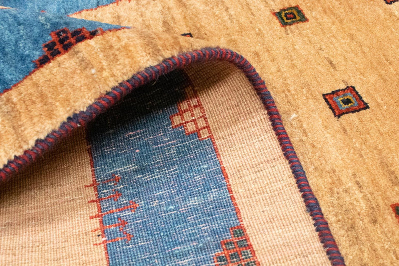 Runner Gabbeh-matta - Loribaft Persian - 300 x 85 cm - ljusbrun