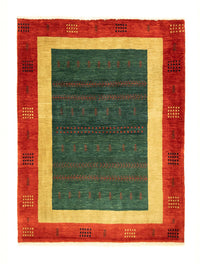 Gabbeh-matta - Loribaft Persian - 181 x 127 cm - grön