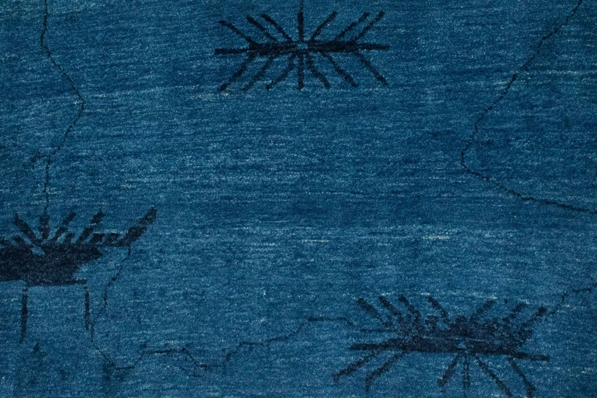 Gabbeh-matta - Loribaft Persian - 150 x 102 cm - mörkblå