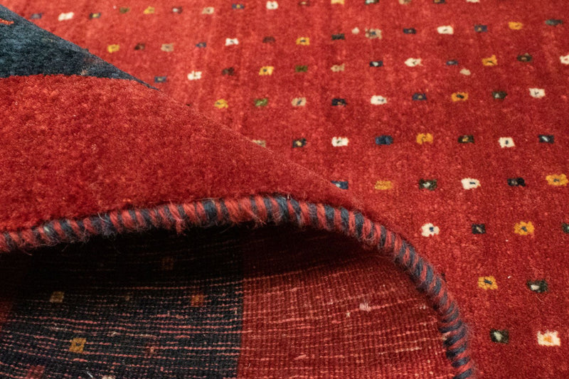 Gabbeh-matta - Loribaft Persian - 155 x 103 cm - röd