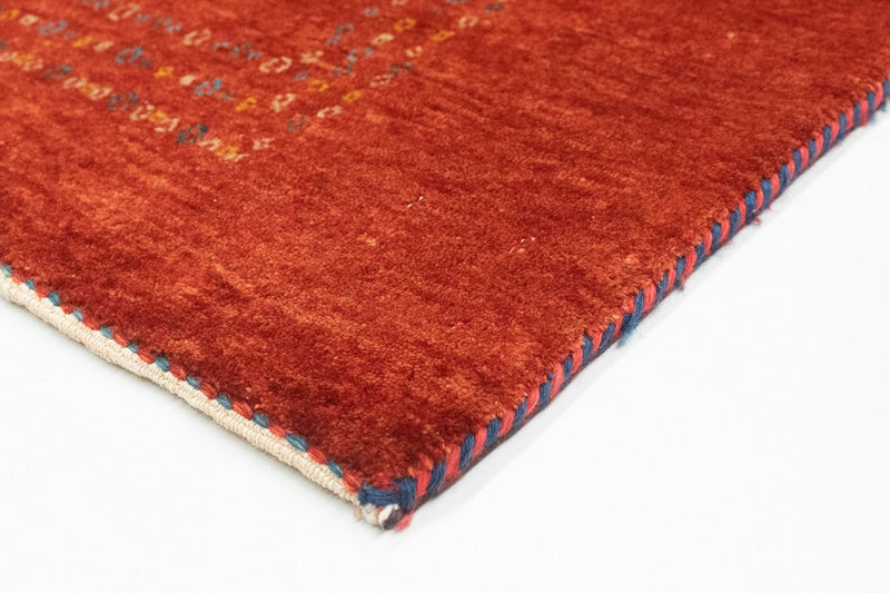 Gabbeh-matta - Loribaft Persian - 140 x 103 cm - röd