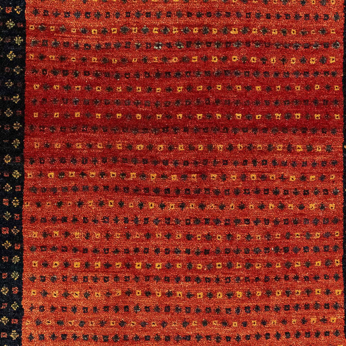 Gabbeh-matta - Loribaft Persian - 136 x 82 cm - mörkröd