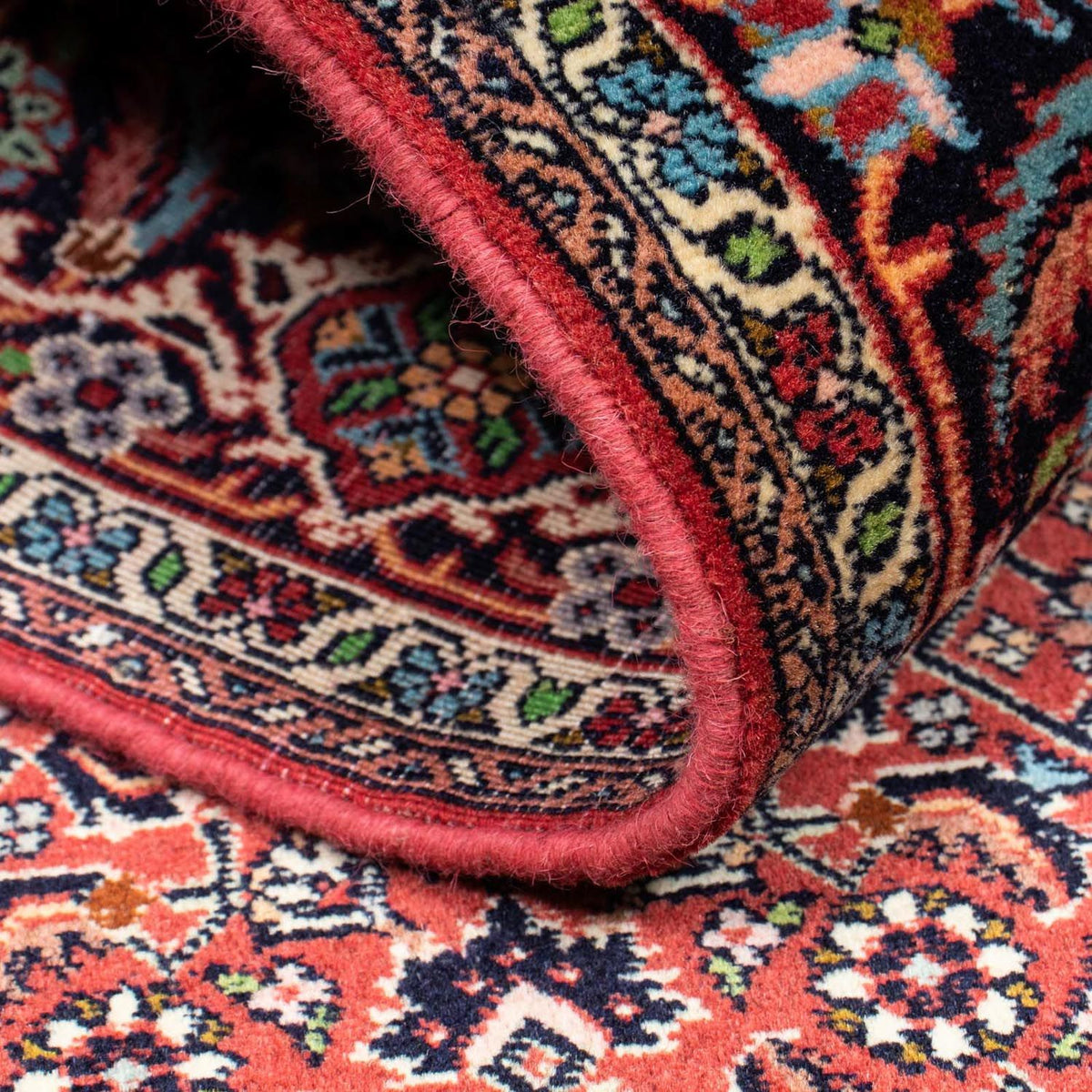 Persisk matta - Bijar - 199 x 139 cm - röd