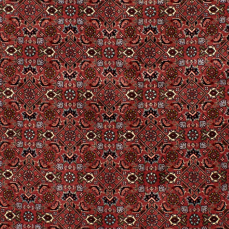 Persisk matta - Bijar - 205 x 136 cm - mörkröd