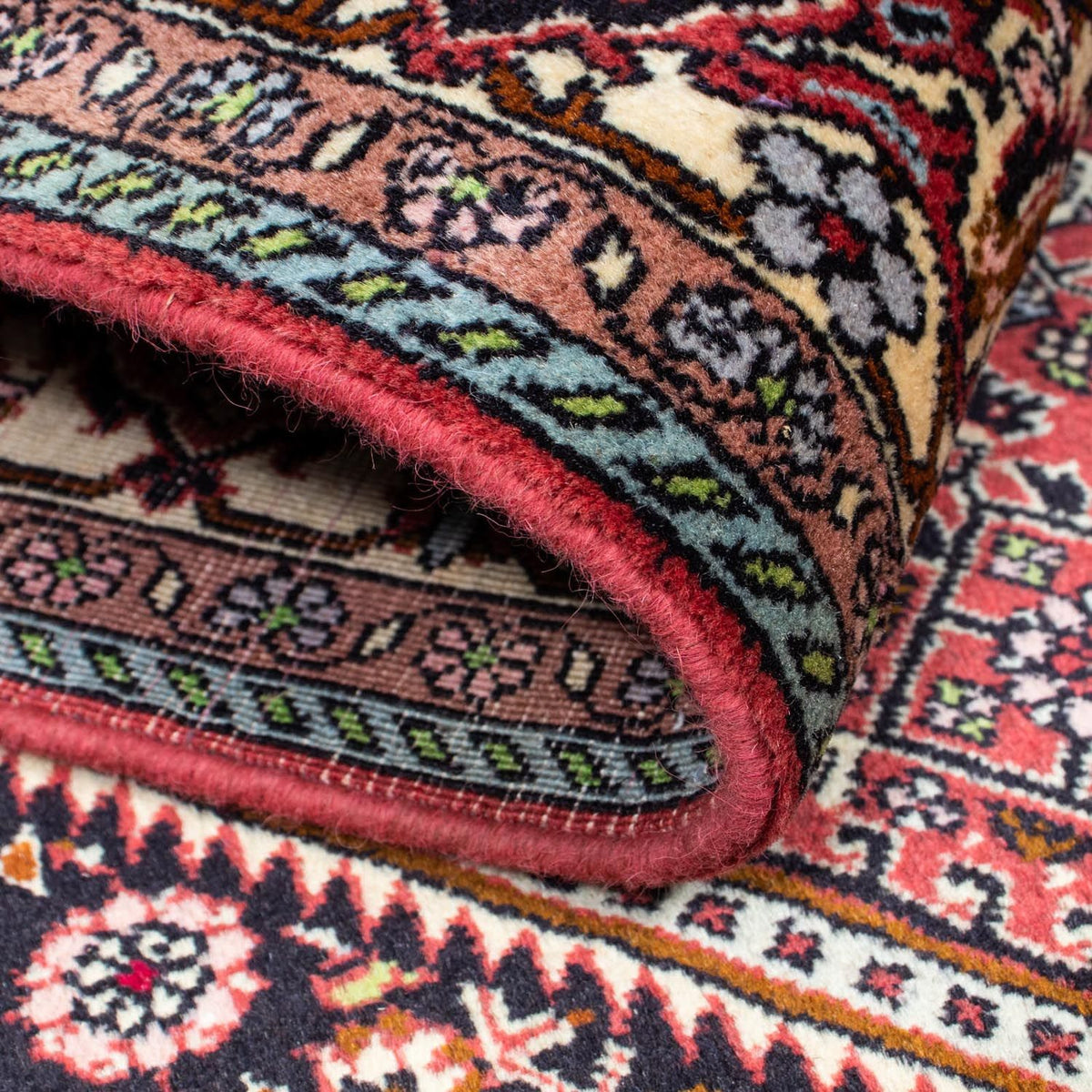 Persisk matta - Bijar - 222 x 138 cm - röd