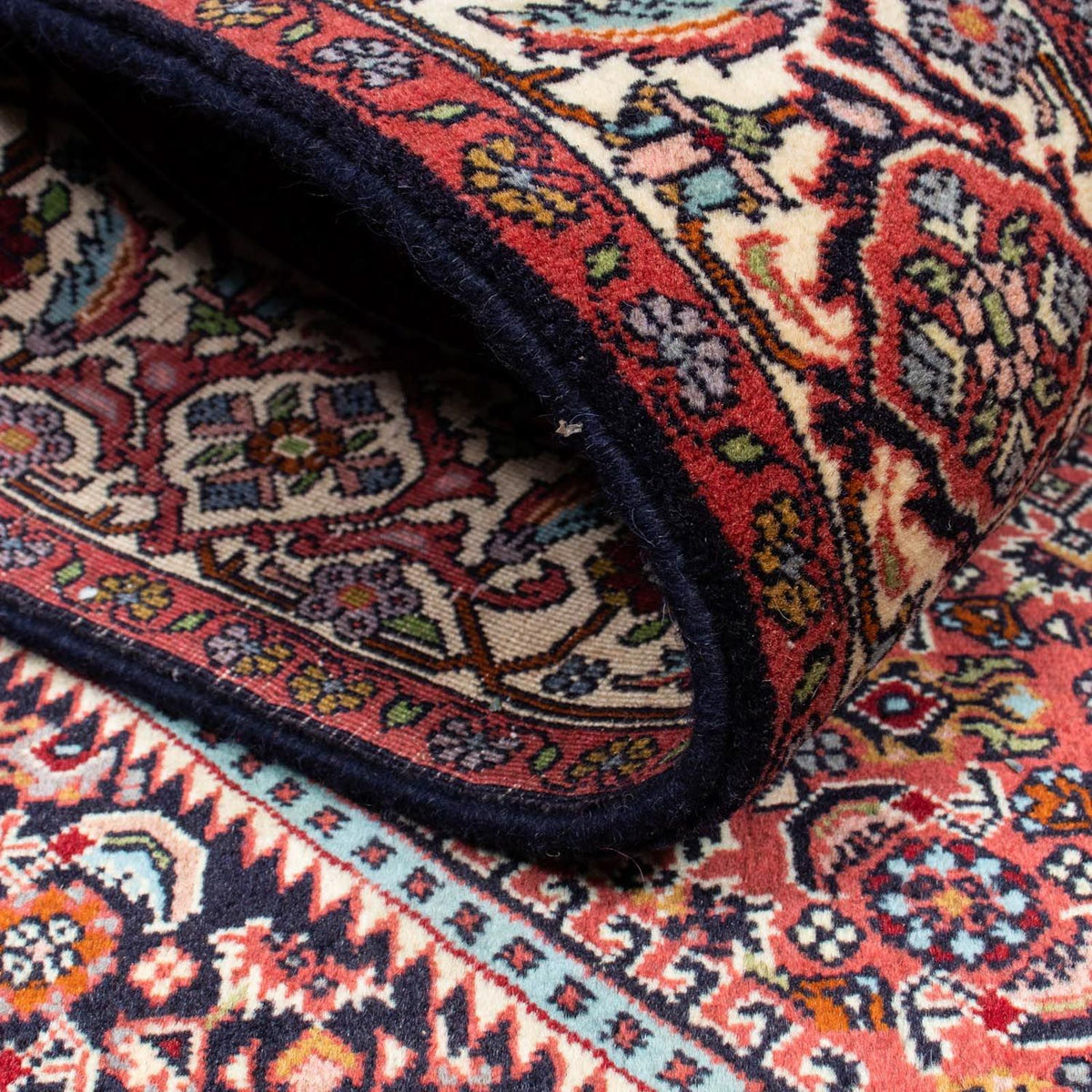 Persisk matta - Bijar - 220 x 135 cm - röd