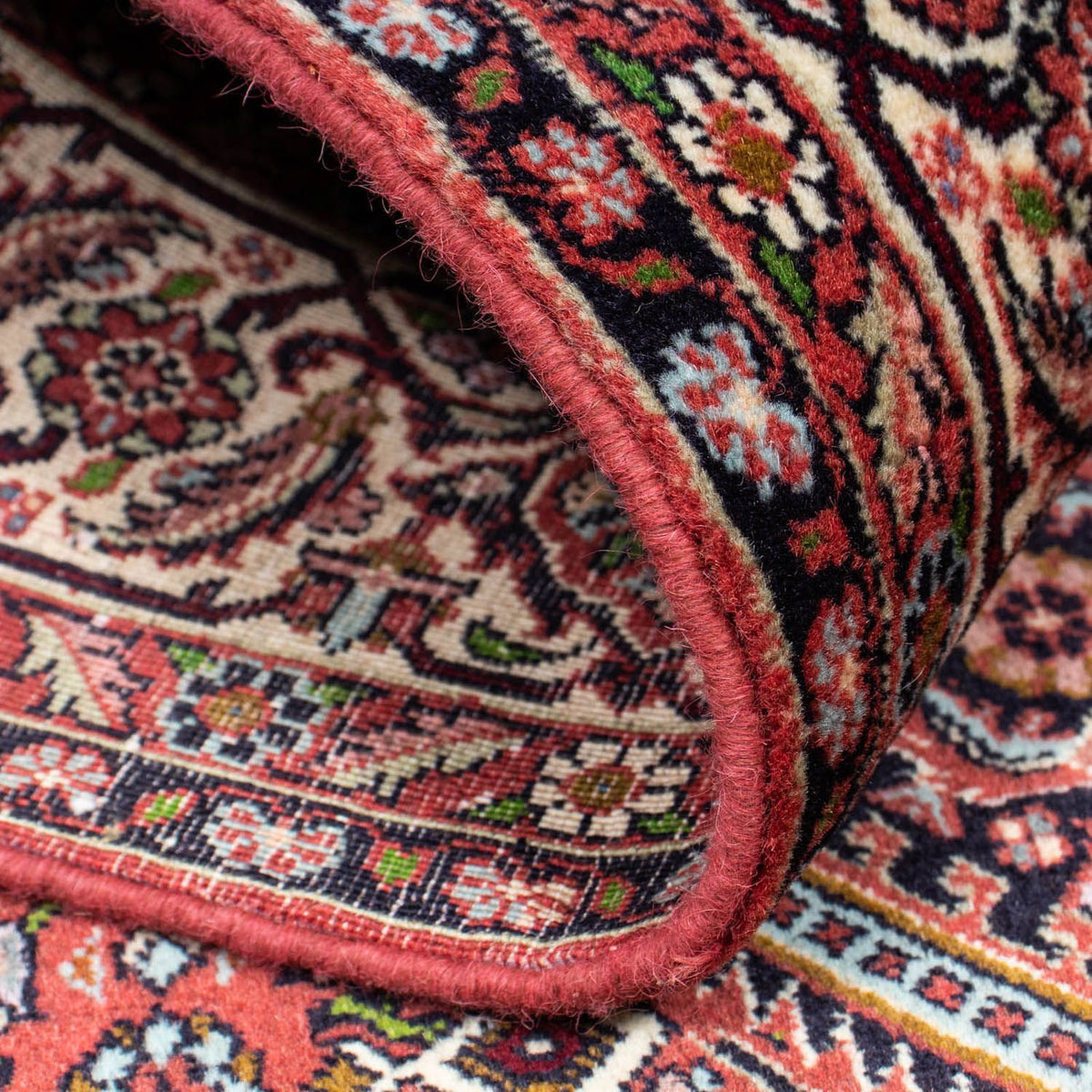 Persisk matta - Bijar - 206 x 136 cm - röd