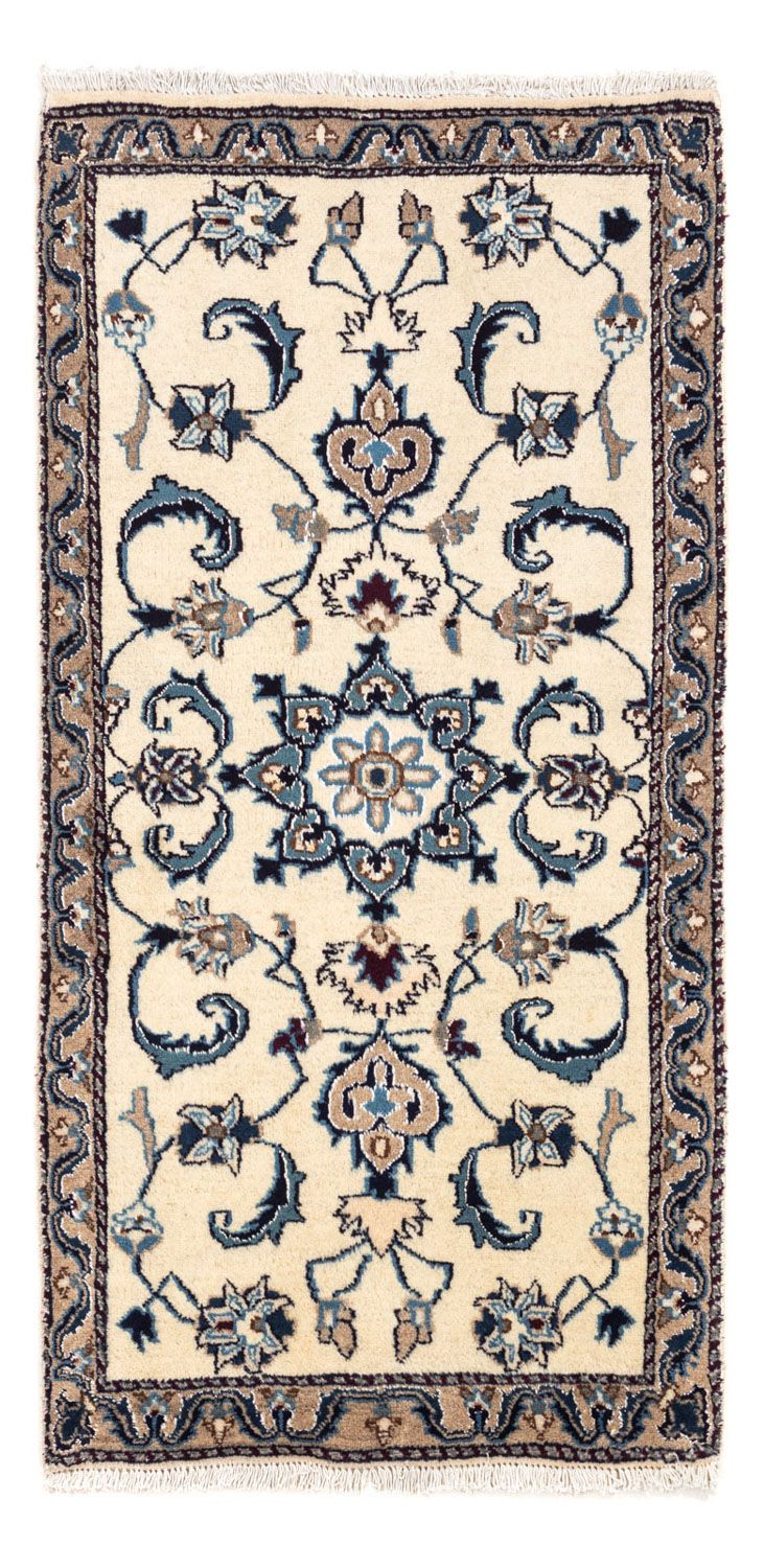 Persisk matta - Nain - 132 x 68 cm - beige
