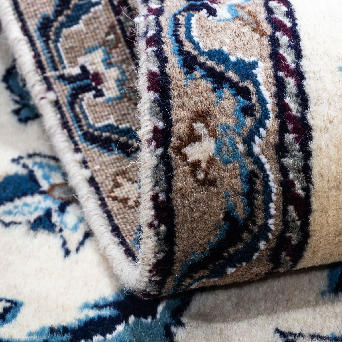 Persisk matta - Nain - 132 x 68 cm - beige