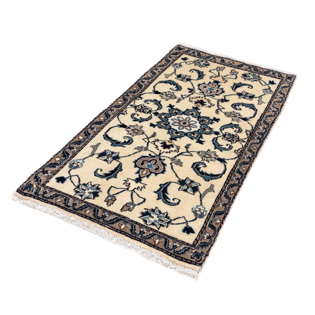 Persisk matta - Nain - 132 x 68 cm - beige