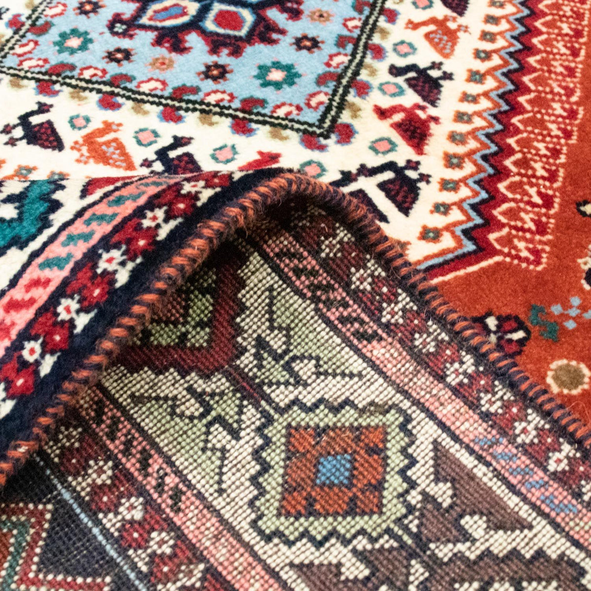 Persisk matta - Nomadic - 243 x 152 cm - röd