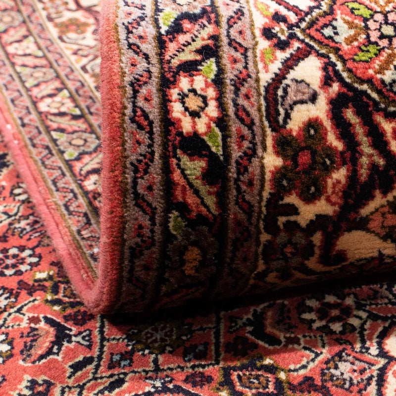 Persisk matta - Bijar - 283 x 204 cm - mörkröd