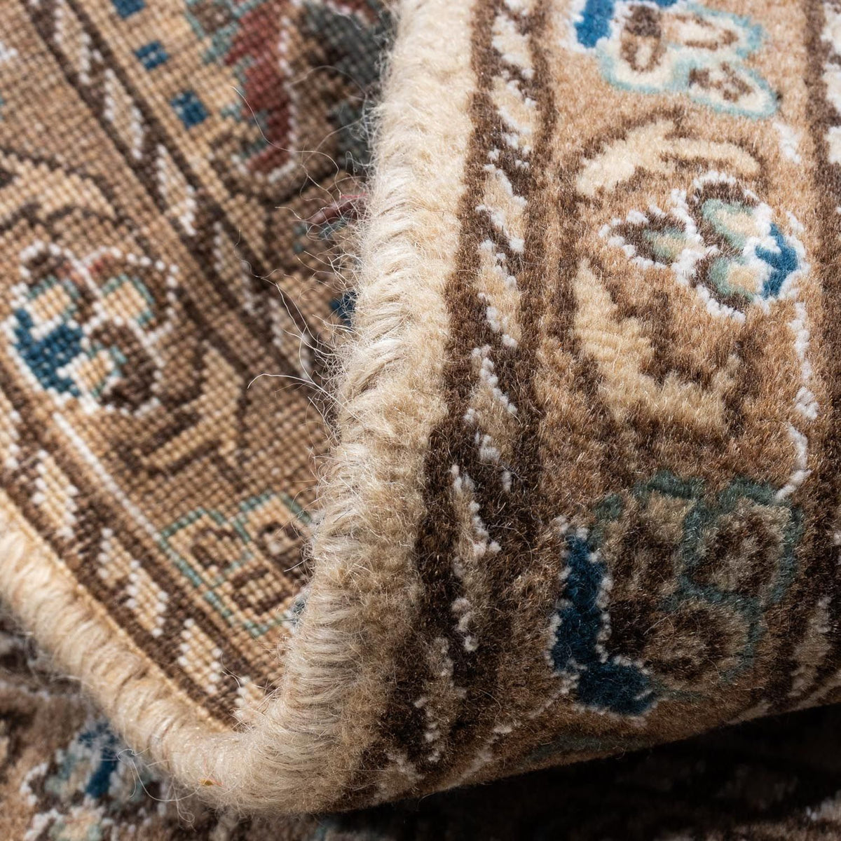 Persisk matta - Nain - 80 x 55 cm - ljusbrun