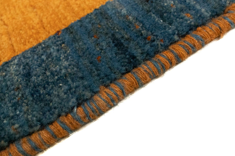 Gabbeh-matta - persisk - 85 x 64 cm - guld