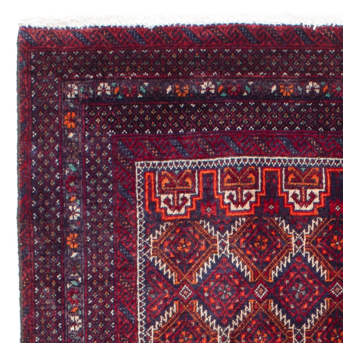 Baluch-matta - 165 x 95 cm - mörkröd