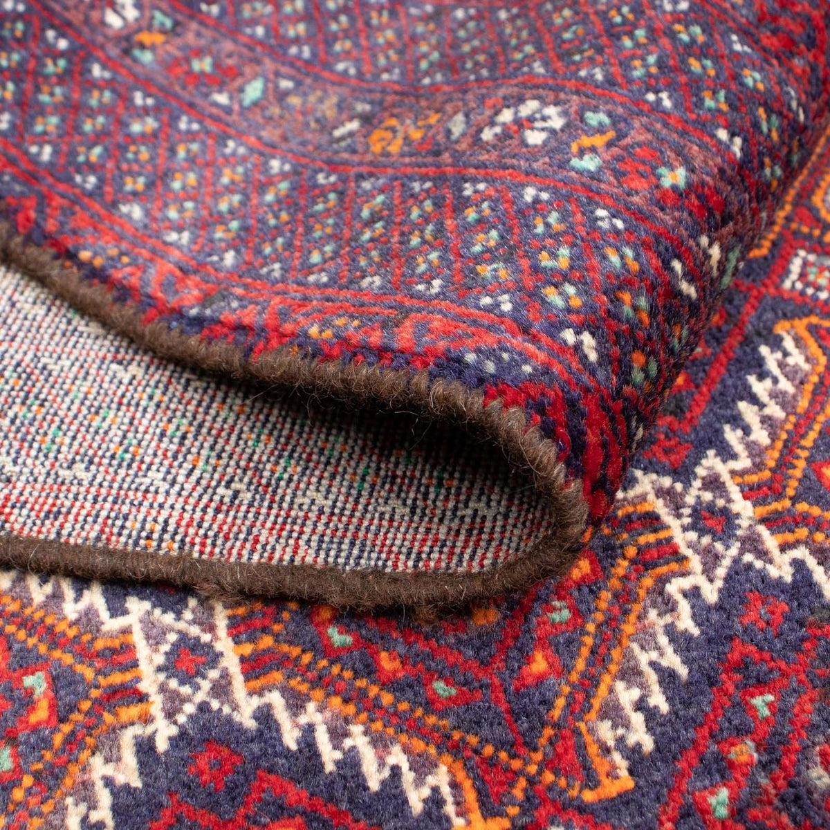 Baluch-matta - 165 x 95 cm - mörkröd