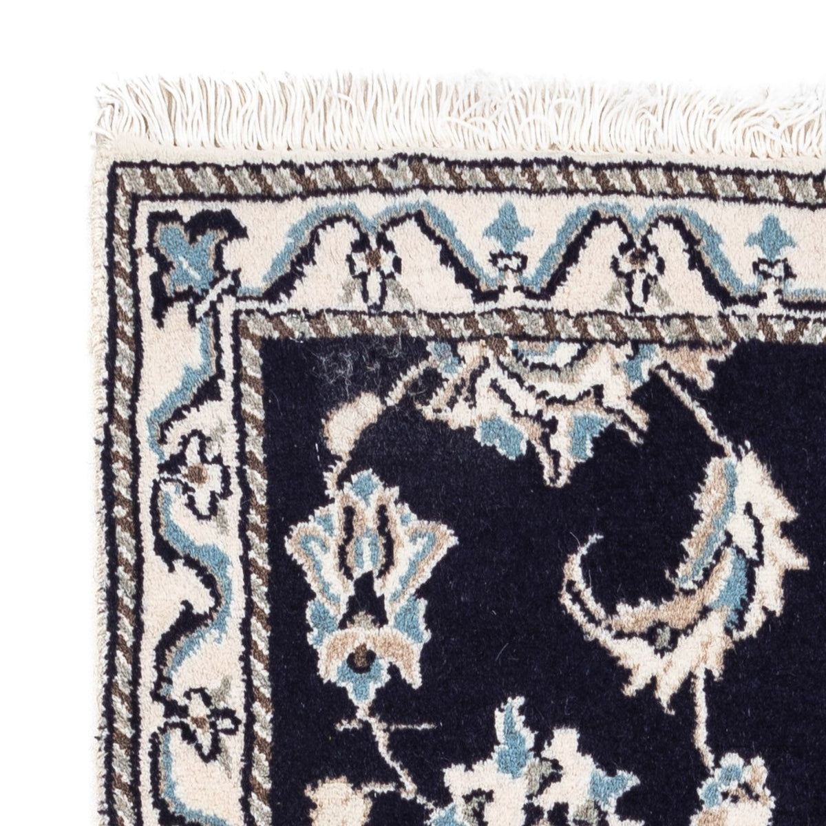 Persisk matta - Nain - 142 x 66 cm - mörkblå